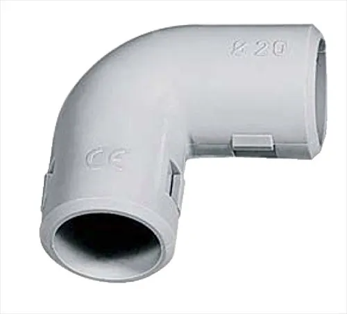 Coude 90° inspectable IP40 Ø20 pour tube rigide