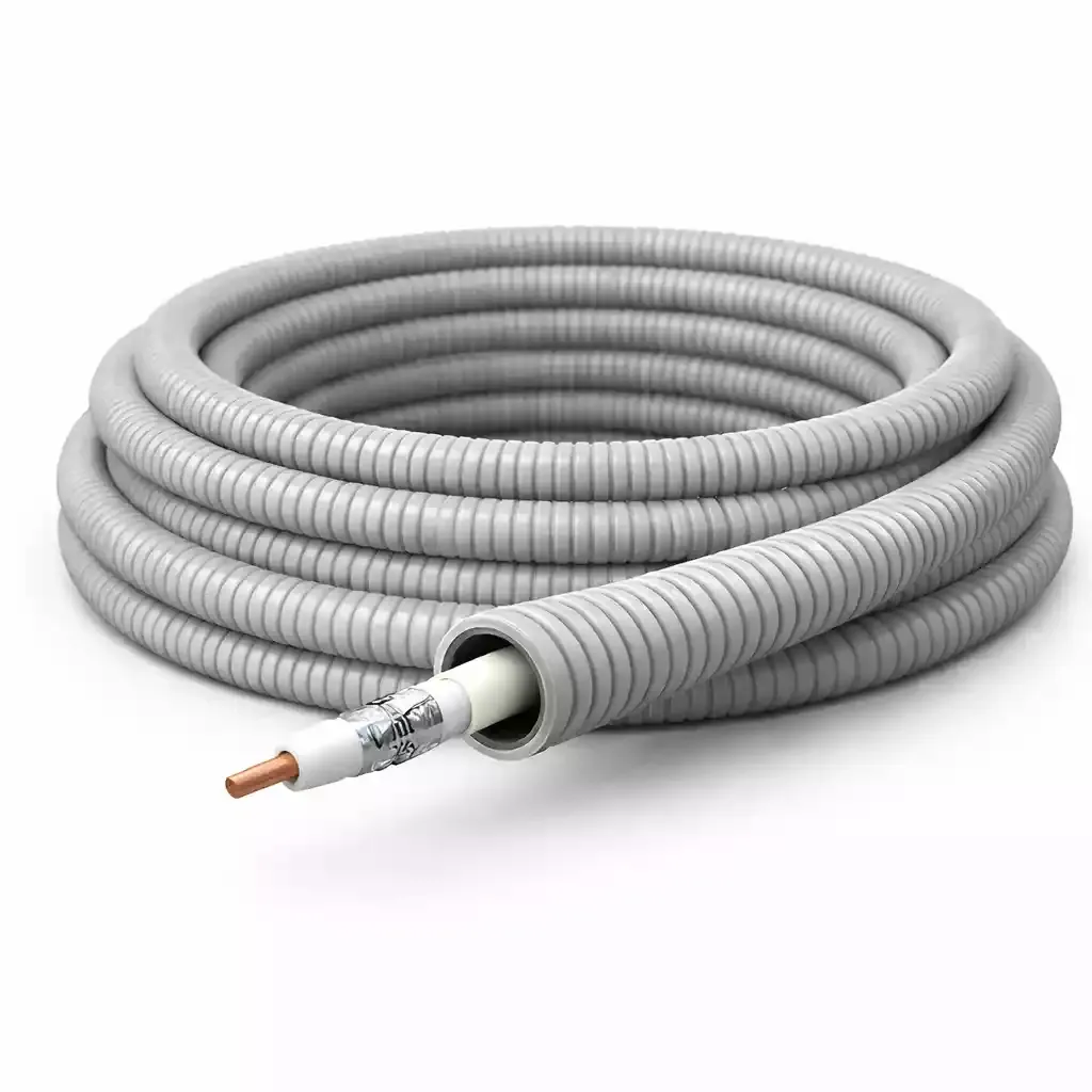 Gaine préfilée ICTA Ø20 — 1× câble coaxial 17 VATC