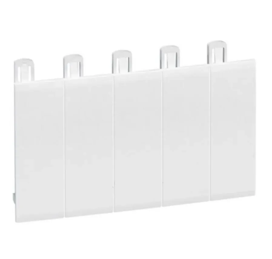 Obturateur modulaire 5 modules blanc (pour coffrets XL³)