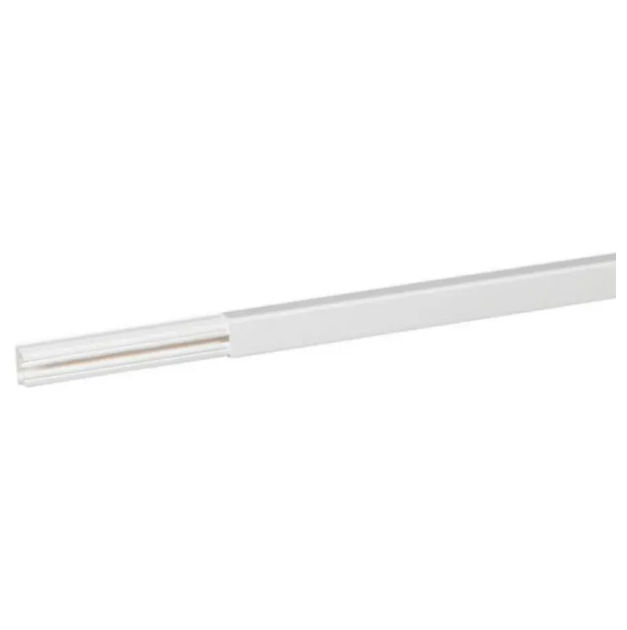 Moulure DLPplus 20×12,5 mm — 1 compartiment — L 2,1 m — blanc