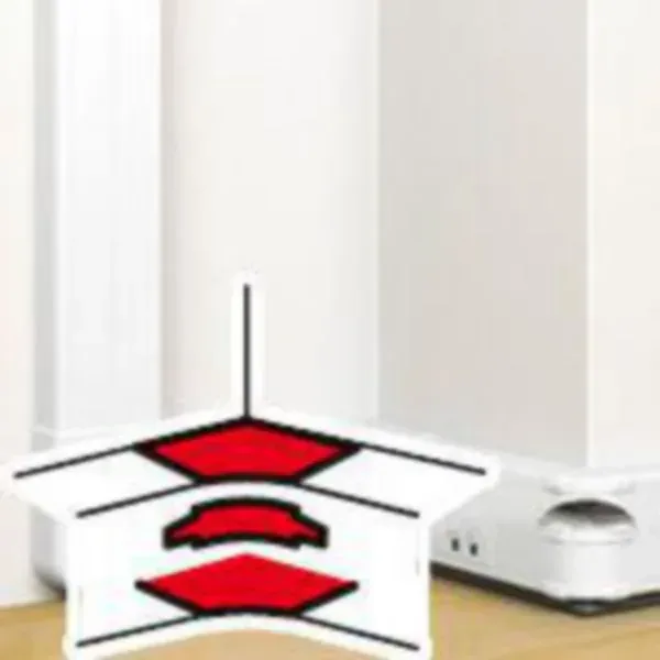Angle intérieur 90° pour goulotte 50×130 (Mosaic) — blanc
