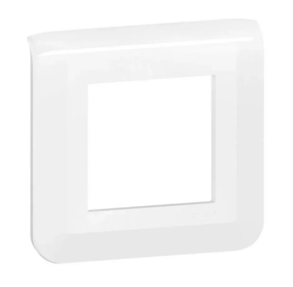 Plaque de finition — 2 modules (Mosaic) — blanc