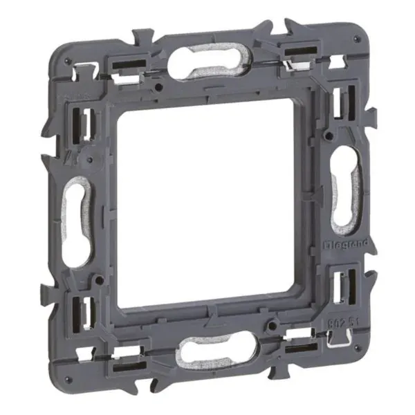 Support universel 1 poste — 2 modules (Batibox)