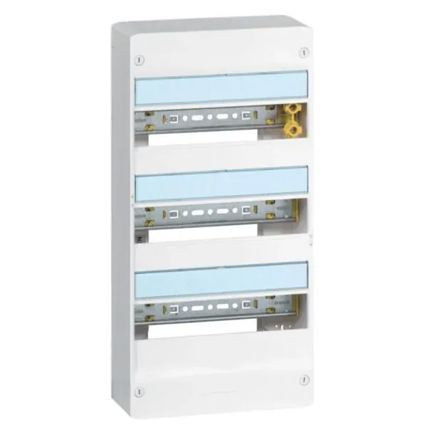 Coffret Drivia 13 modules — 3 rangées — blanc RAL9003