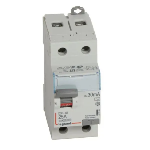 DX³ — Interrupteur différentiel 2P 25 A type AC