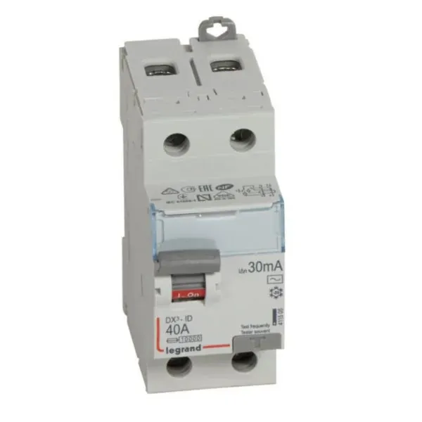 DX³ — Interrupteur différentiel 2P 40 A type AC