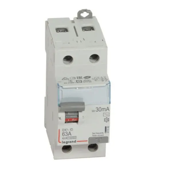 DX³ — Interrupteur différentiel 2P 63 A type AC