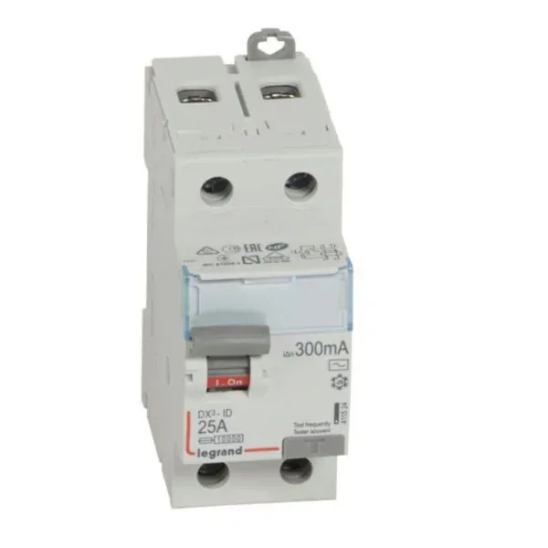 DX³ — Interrupteur différentiel 2P 25 A type AC