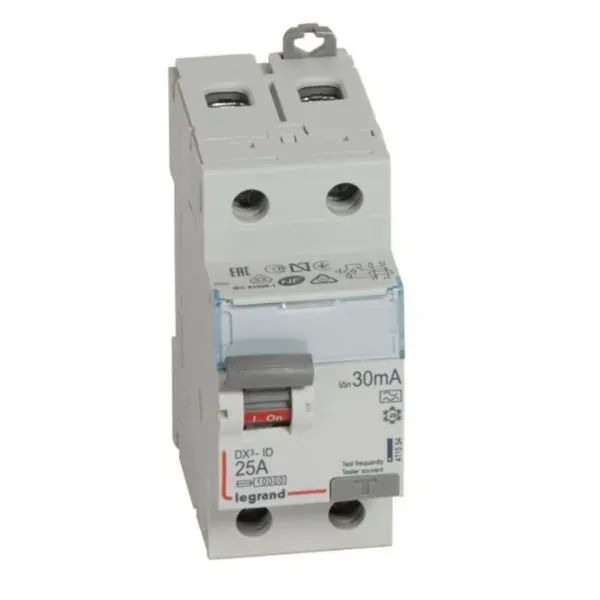 DX³ — Interrupteur différentiel 2P 25 A type A