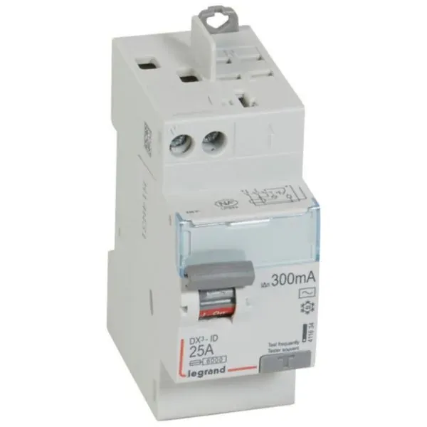 DX³ — Interrupteur différentiel 2P 25 A type AC
