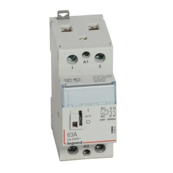 Contacteur de puissance 2P 63 A 230 V~ 2F — 2 modules