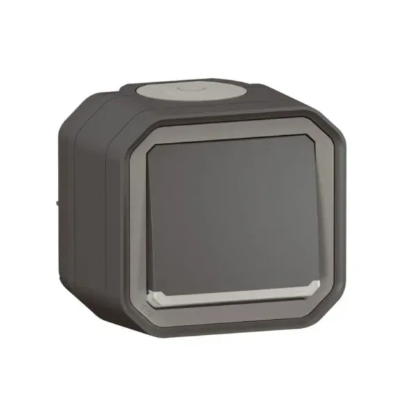 Poussoir NO lumineux IP55 IK08 (gamme Plexo)