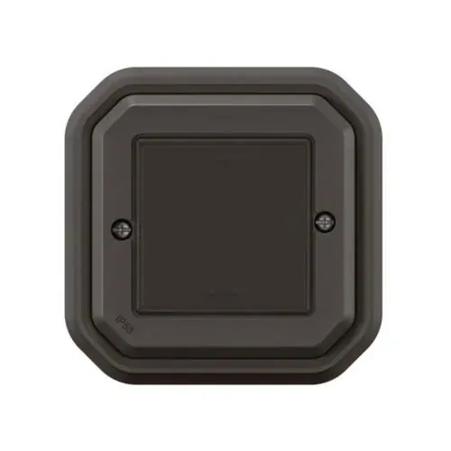 Commande ON/OFF sans fil IP55 (saillie) anthracite (gamme Plexo with Netatmo)
