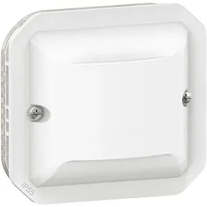 Double interrupteur va‑et‑vient IP55 IK08 (gamme Plexo)