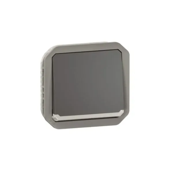Interrupteur va‑et‑vient témoin IP55 IK08 (gamme Plexo)