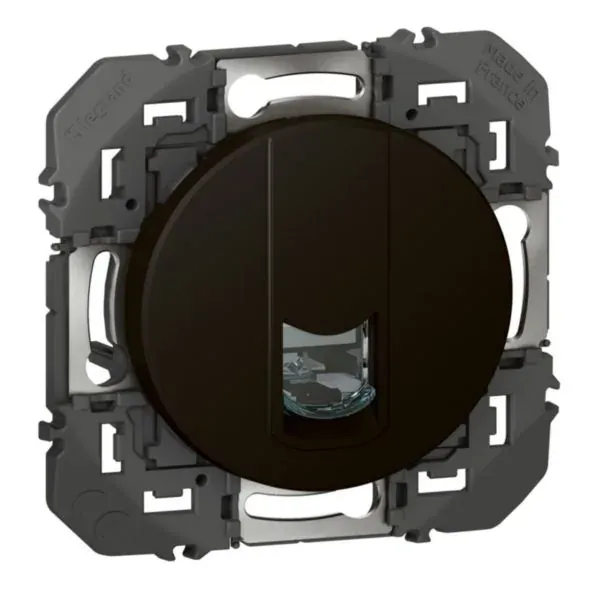 Prise RJ45 Cat6A STP (noir, gamme Dooxie)