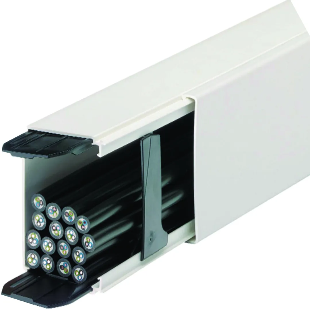 Goulotte cloisonnable Liféa 60×90 mm avec éclisses