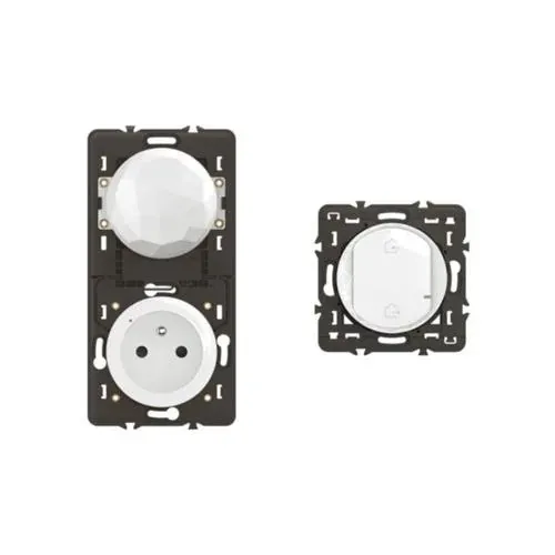 Pack démarrage connecté commande générale + prise blanc (gamme Céliane with Netatmo)