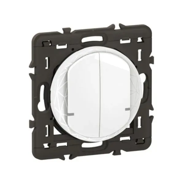 Commande double d’éclairage sans fil blanc (gamme Céliane with Netatmo)