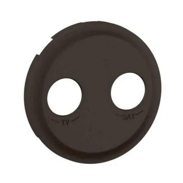 Enjoliveur prise TV/SAT graphite (gamme Céliane)
