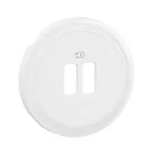 Enjoliveur pour chargeur USB simple/double blanc (gamme Céliane)