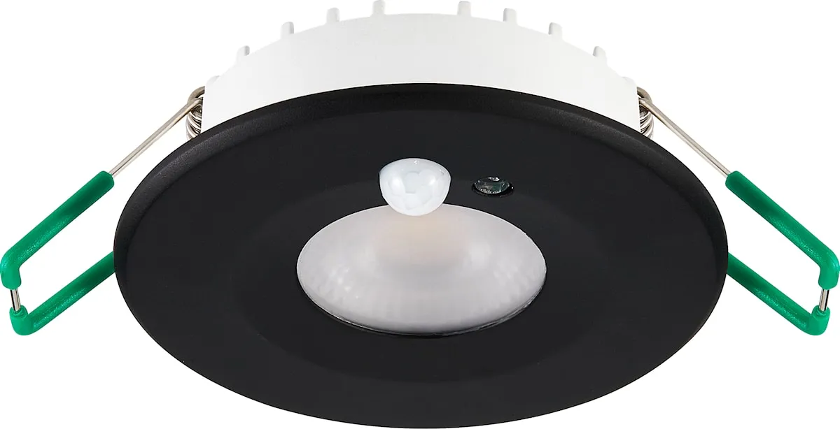 START Spot IP65 — 6/10 W — 670/1050 lm — 3 CCT — détecteur PIR — noir