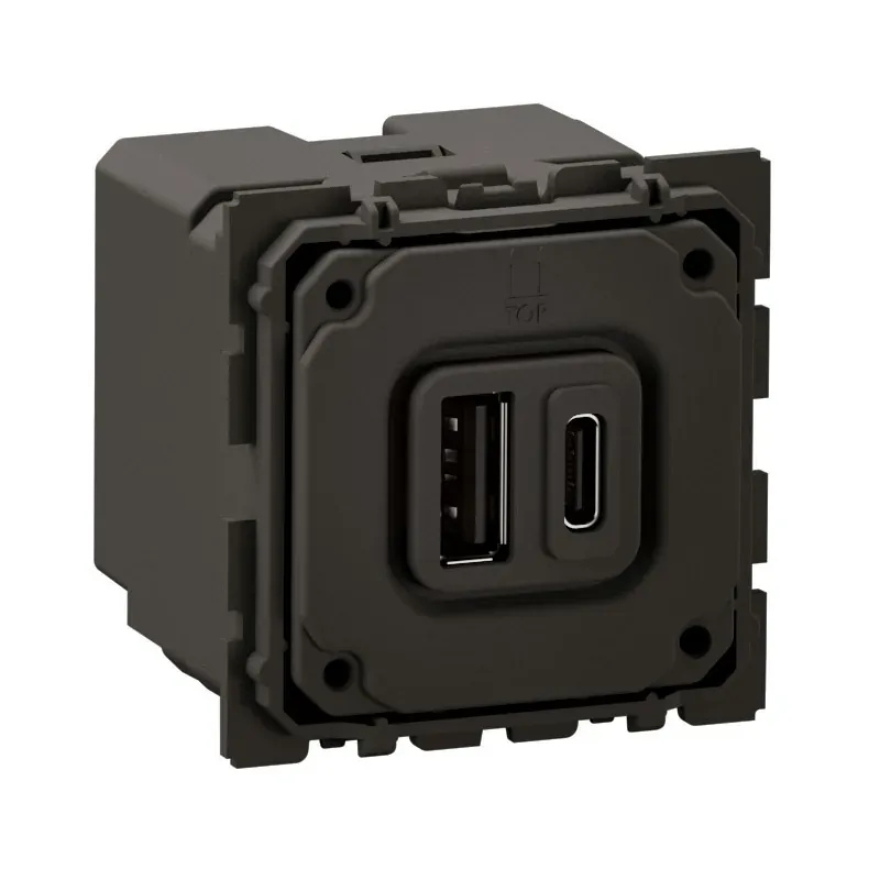 Prise 2 USB Type-A + Type-C Céliane 15W Power Delivery