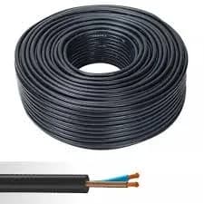 Câble souple néoprène H07RN‑F 2×6 — touret de 100 m