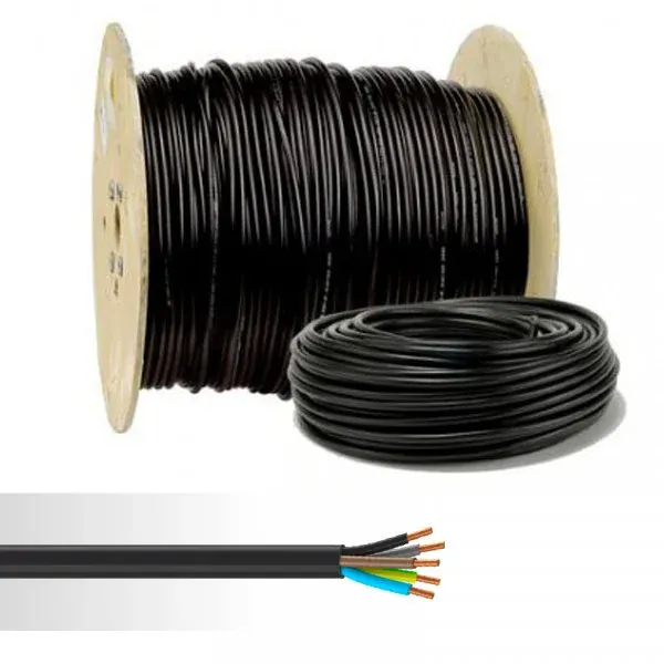 Câble rigide U‑1000 R2V 2×1,5 — Touret 500m
