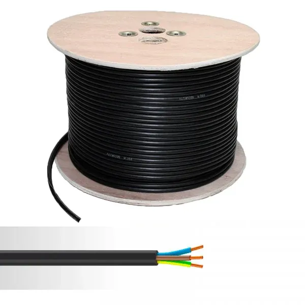 Câble rigide U‑1000 R2V 3G2,5 — Touret 1000m