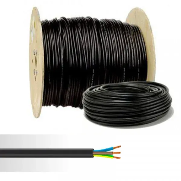 Câble rigide U‑1000 R2V 4×1,5 — Touret 1000m